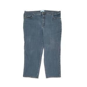 Kim Rogers Jeans Women 24WP Dark Wash Straight Leg Classic Denim R5254